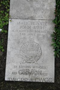 Boulogne Eastern Cemetery - Rush, John