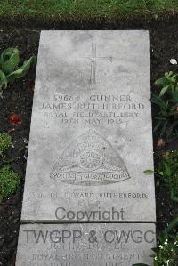 Boulogne Eastern Cemetery - Rutherford, James