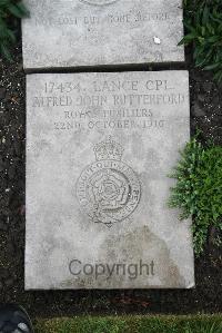 Boulogne Eastern Cemetery - Rutterford, Alfred John