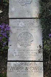 Boulogne Eastern Cemetery - Ryder, Bertram George