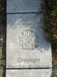 Boulogne Eastern Cemetery - Sumner, George