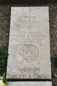 Boulogne Eastern Cemetery - Salisbury, William Briton