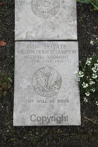 Boulogne Eastern Cemetery - Sampson, William Francis