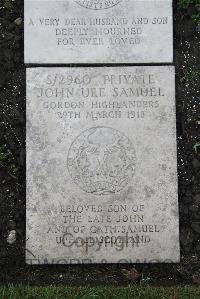 Boulogne Eastern Cemetery - Samuel, John Ure