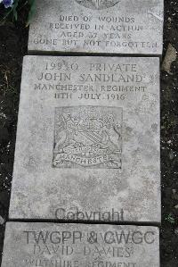 Boulogne Eastern Cemetery - Sandland, John