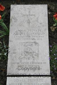 Boulogne Eastern Cemetery - Schofield, Joseph