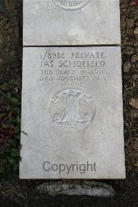 Boulogne Eastern Cemetery - Schofield, J