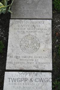Boulogne Eastern Cemetery - Scott, David