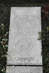 Boulogne Eastern Cemetery - Scott, J W