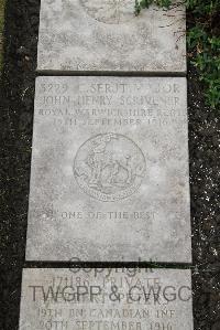 Boulogne Eastern Cemetery - Scrivener, John Henry
