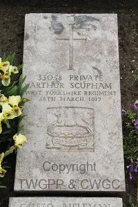 Boulogne Eastern Cemetery - Scupham, Arthur