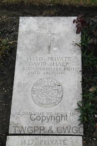 Boulogne Eastern Cemetery - Sharp, David