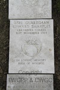 Boulogne Eastern Cemetery - Sharples, Edward