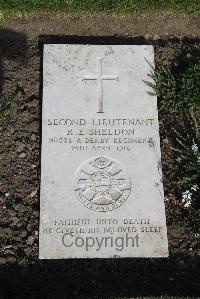 Boulogne Eastern Cemetery - Sheldon, Reginald Eley