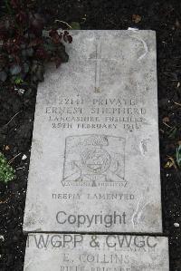 Boulogne Eastern Cemetery - Shepherd, Ernest