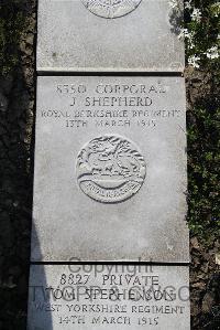 Boulogne Eastern Cemetery - Shepherd, J