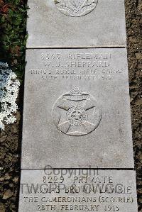 Boulogne Eastern Cemetery - Sheppard, W J