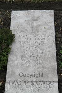 Boulogne Eastern Cemetery - Sheridan, C