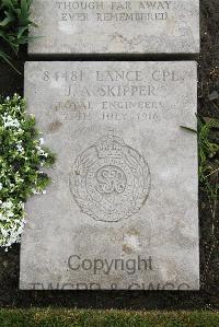Boulogne Eastern Cemetery - Skipper, Joseph Allen