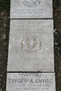 Boulogne Eastern Cemetery - Slight, Walter George