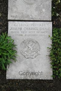 Boulogne Eastern Cemetery - Smale, Joseph Charles