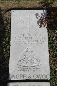 Boulogne Eastern Cemetery - Spicer, George Henry