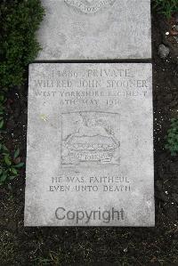 Boulogne Eastern Cemetery - Spooner, Wilfred John