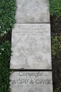 Boulogne Eastern Cemetery - Spring, James