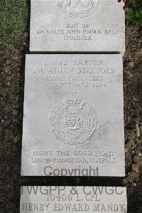 Boulogne Eastern Cemetery - Stanford, Jonathan