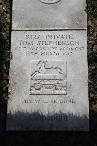 Boulogne Eastern Cemetery - Stephenson, Tom