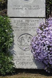 Boulogne Eastern Cemetery - Stewart, Charles