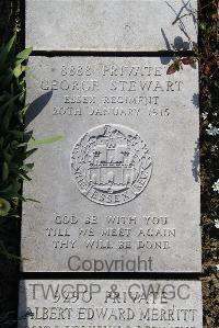 Boulogne Eastern Cemetery - Stewart, George