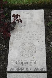 Boulogne Eastern Cemetery - Stirling, William