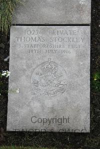 Boulogne Eastern Cemetery - Stockley, Thomas