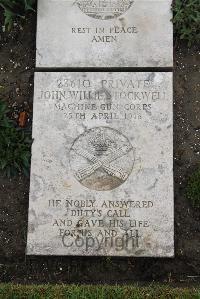 Boulogne Eastern Cemetery - Stockwell, John Willie