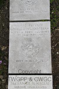 Boulogne Eastern Cemetery - Straw, George Rowland