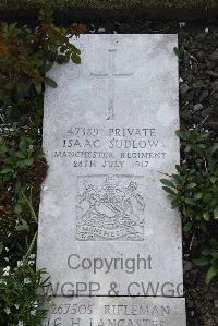 Boulogne Eastern Cemetery - Sudlow, Isaac