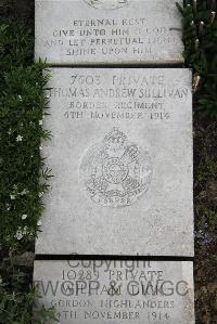 Boulogne Eastern Cemetery - Sullivan, T A