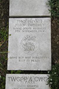 Boulogne Eastern Cemetery - Sweeney, John