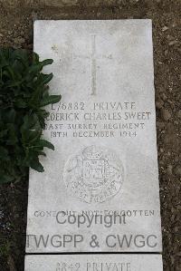 Boulogne Eastern Cemetery - Sweet, Frederick Charles