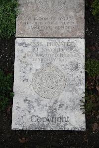 Boulogne Eastern Cemetery - Sword, J