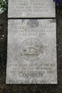 Boulogne Eastern Cemetery - Tamlin, William Henry