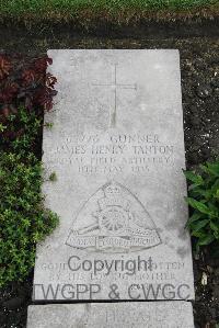 Boulogne Eastern Cemetery - Tanton, James Henry