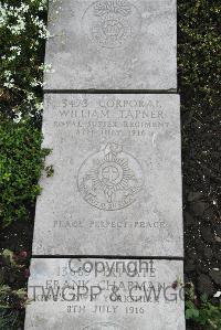 Boulogne Eastern Cemetery - Tapner, William
