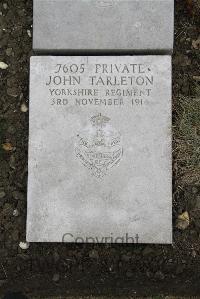 Boulogne Eastern Cemetery - Tarleton, John