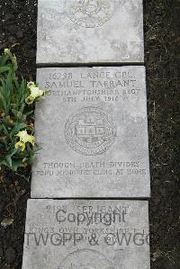 Boulogne Eastern Cemetery - Tarrant, Samuel