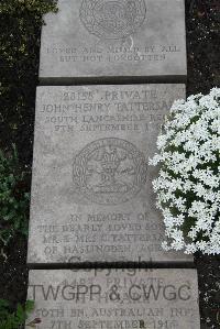 Boulogne Eastern Cemetery - Tattersall, John Henry