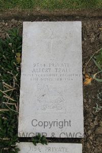 Boulogne Eastern Cemetery - Teale, Albert