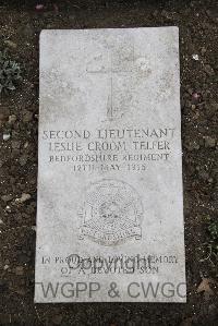 Boulogne Eastern Cemetery - Telfer, Leslie Croom