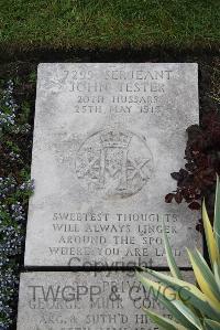 Boulogne Eastern Cemetery - Tester, John